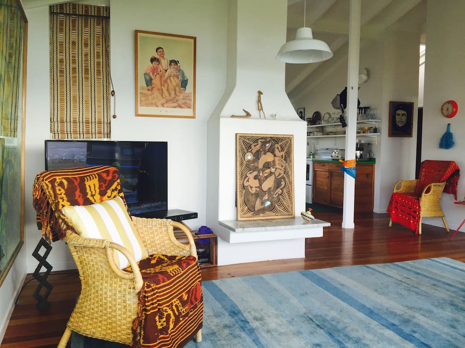 Lounge main room, kept to the original batch feel with everything you need