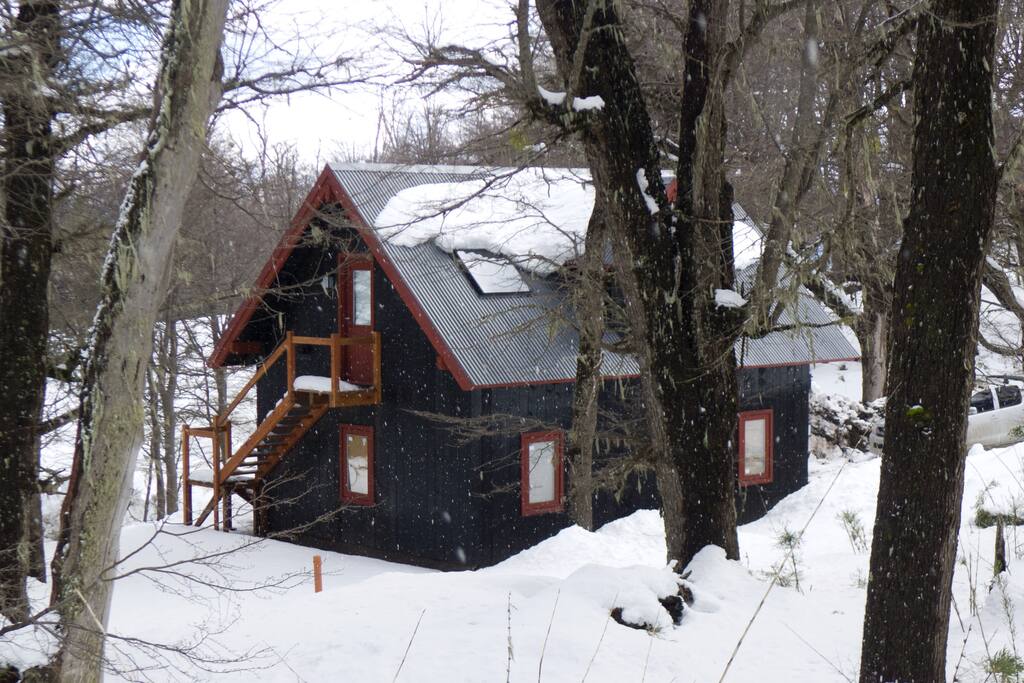 Casa Pitiwe en invierno.