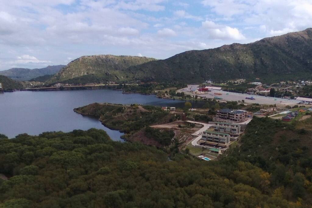 Vista del complejo de departamentos