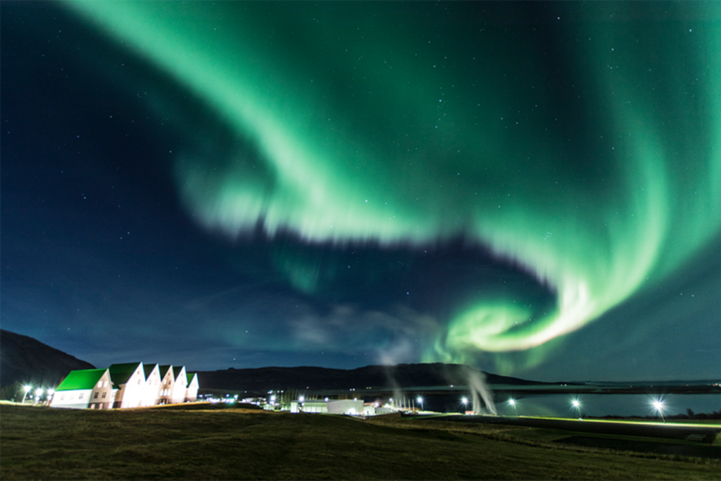 åurora in laugarvatn