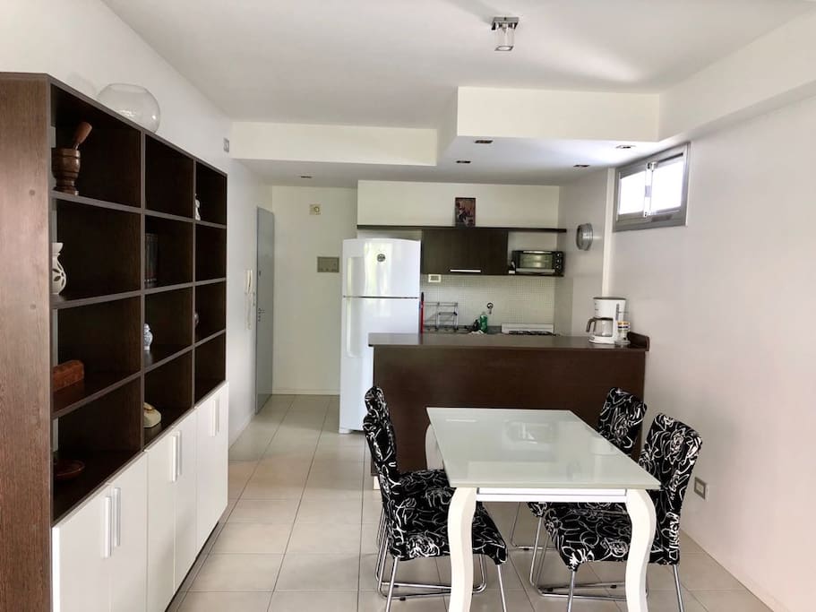 Dinning area and kitchen
