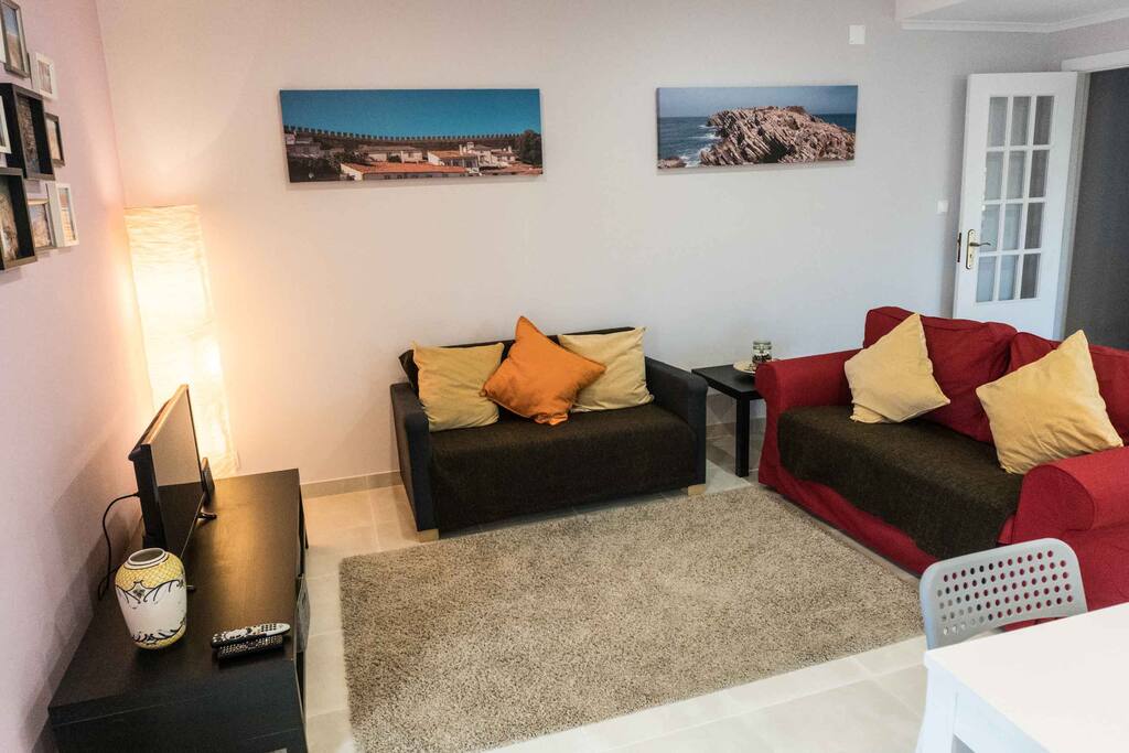 Our living room is very comfy and has a sofa-bed in case you want bring more people to your holiday