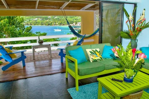 Azura - beach front house with shared secure pool