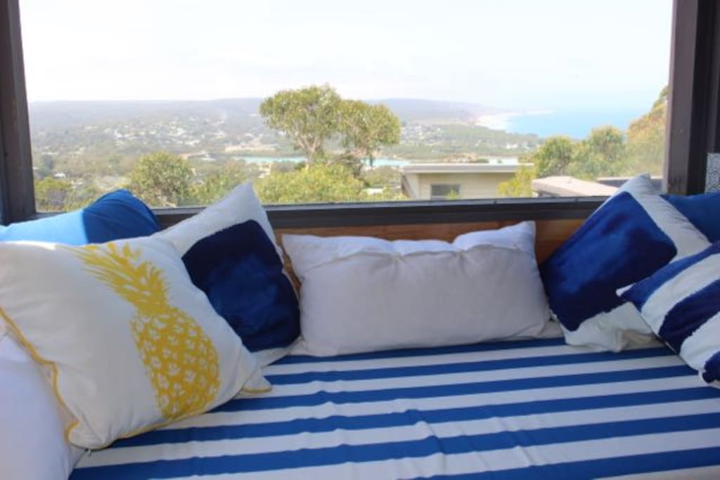 Daybed is the perfect place to enjoy the view