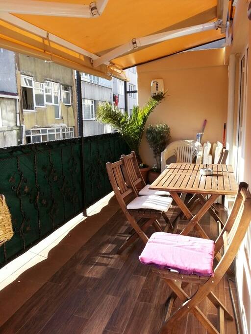 Our own private terrace
