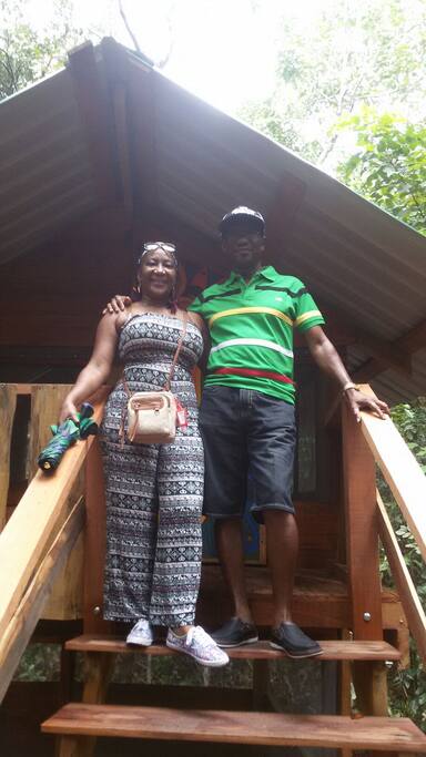 Our first TreeLine Loft guests.....