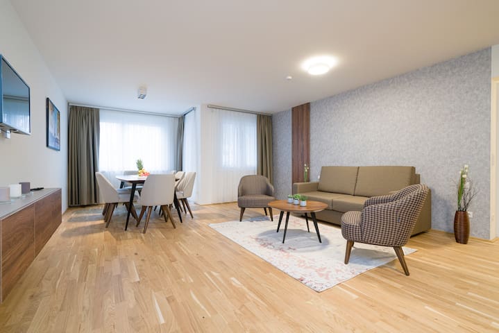 MyApartments Vienna 4 Bedroom Apartment & balcony