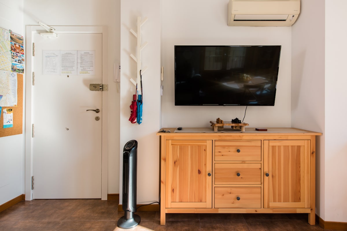 Top Airbnb: Sunny, New Home Overlooking Vibrant Plaza in Ciutat Vella in Ciutat Vella