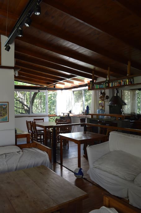 Vista del comedor desde el estar