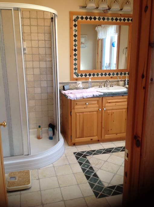 Master bedroom en suite bathroom