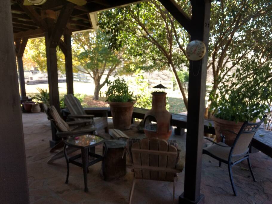 Patio with Chimenea