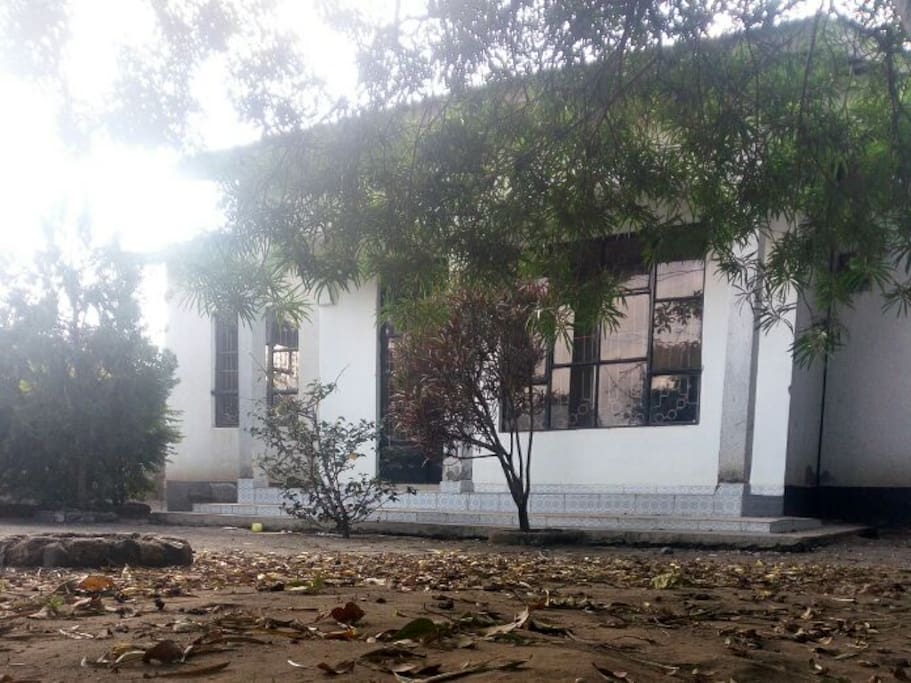 front side of the house