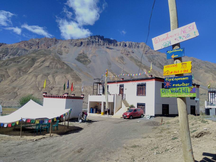 Approach View to Wanderer Nest Kaza