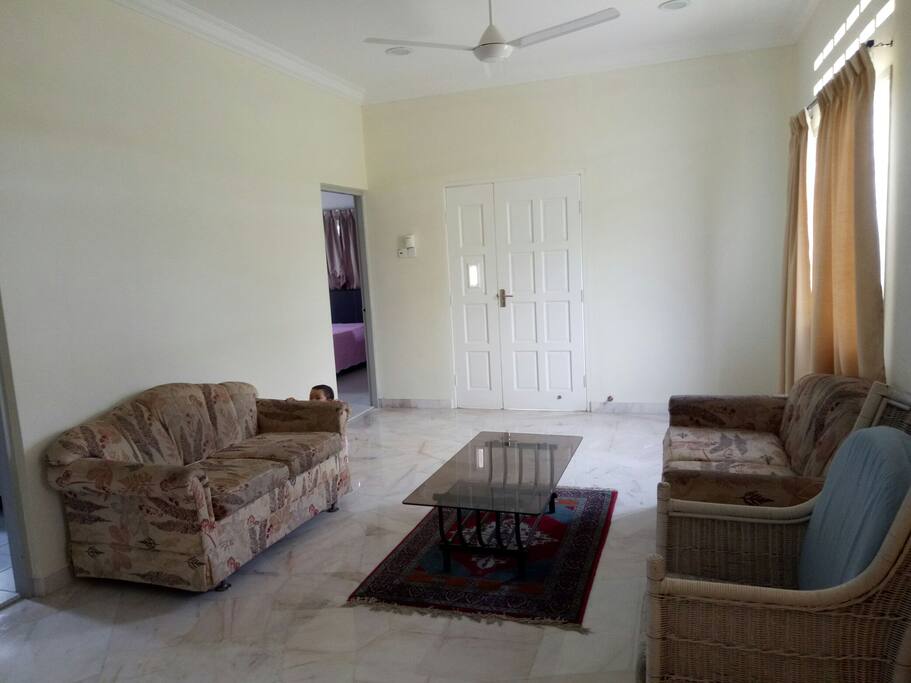 Living room (standing baby beside couch not included)
