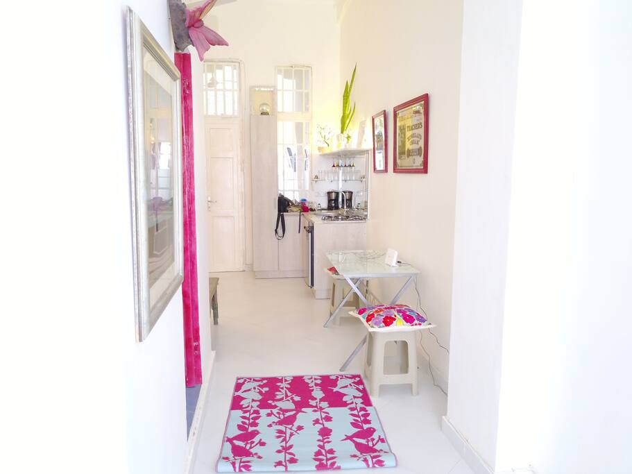Hallway and Kitchen