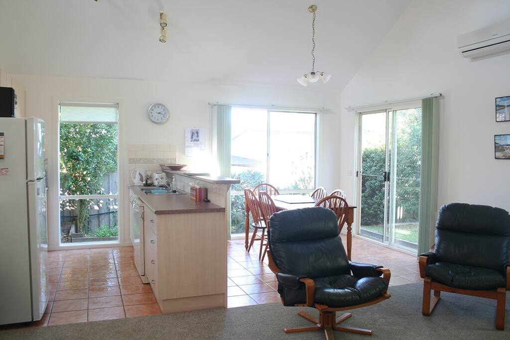 Kitchen/Dining area looking from the living room