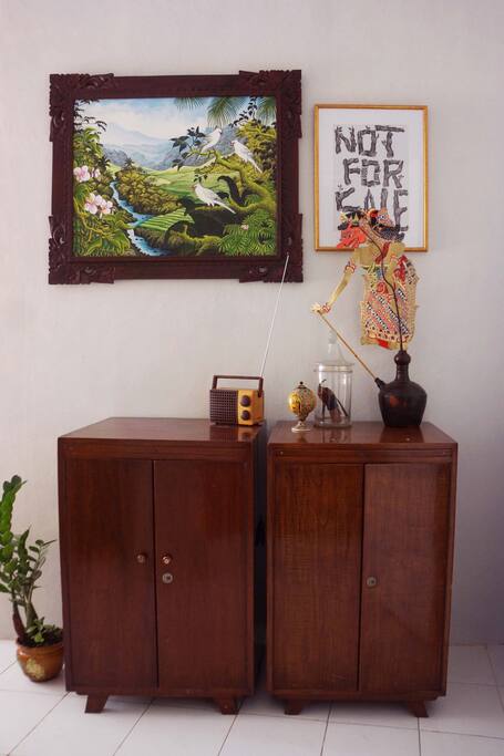 Combination of the traditional and modern Indonesian arts . 'Not For Sale' is one of the recent Balinese art movement that went viral among the local. Find out more about the artist during your stay here.