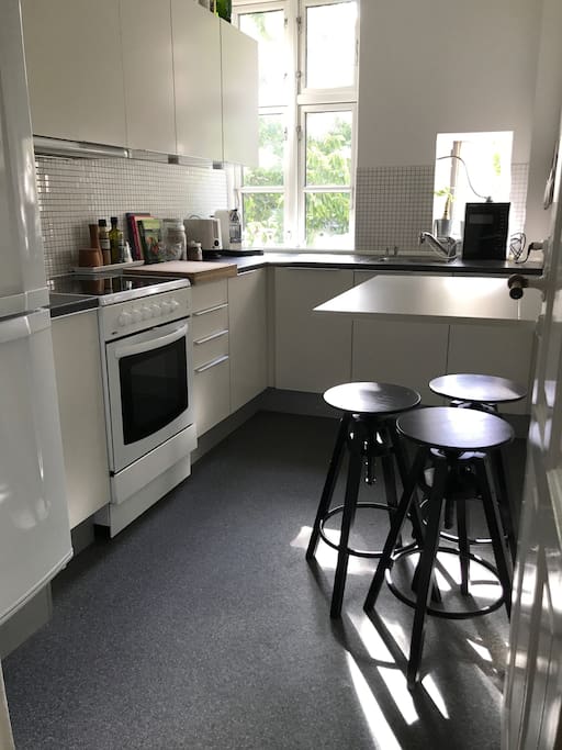 The kitchen, got everything a kitchen needs