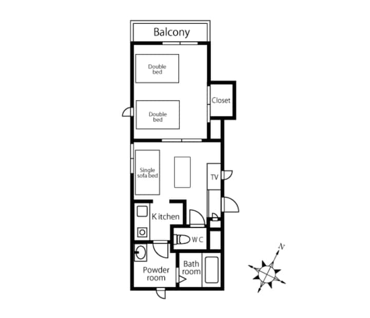[Reopen]  Good Access To Tenjin And Hakata Room101 - Fukuoka