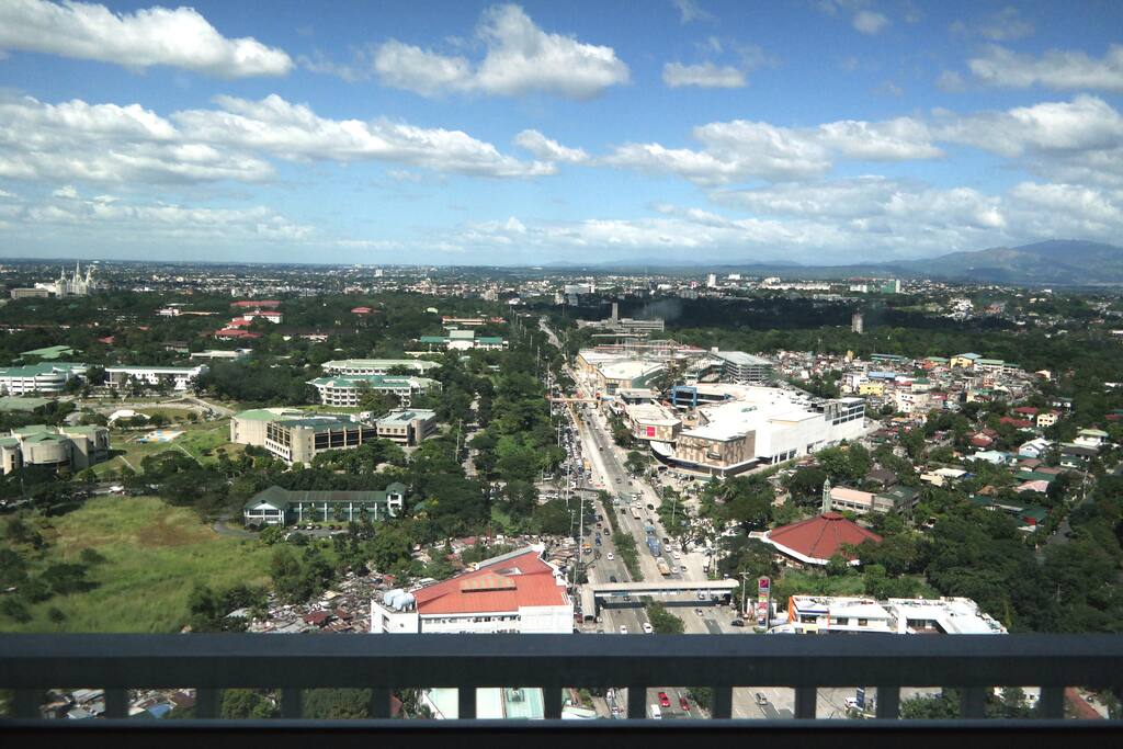 A spectacular view from the bedroom.