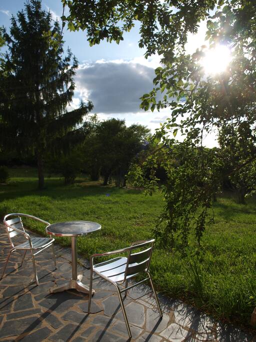 La terrasse privative
