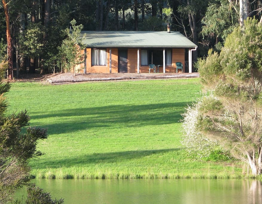 Wander down to the lake right from your back door.
