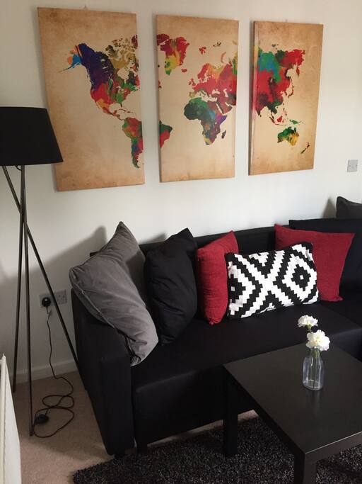 Room with bed as a sofa