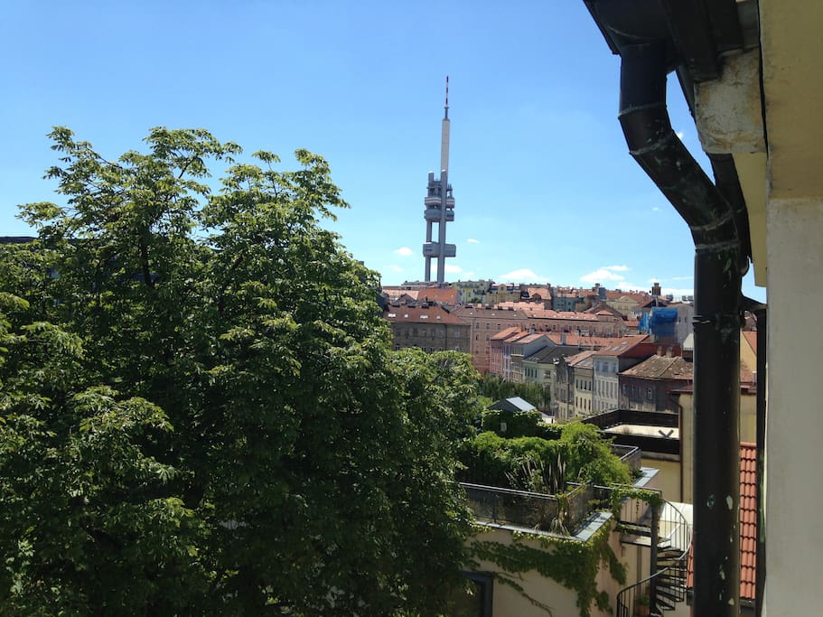 Nice view from balcony.