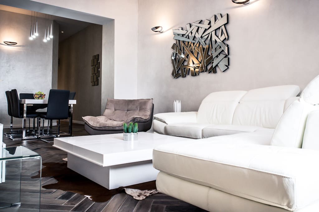 Salon Lumineux - Haussmann Loft