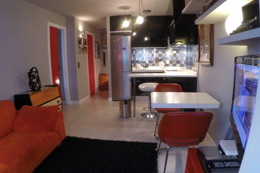 Salón y cocina