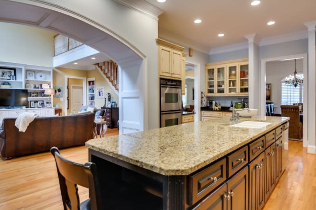Kitchen with double oven