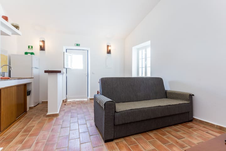 Woonkamer met slaapbank