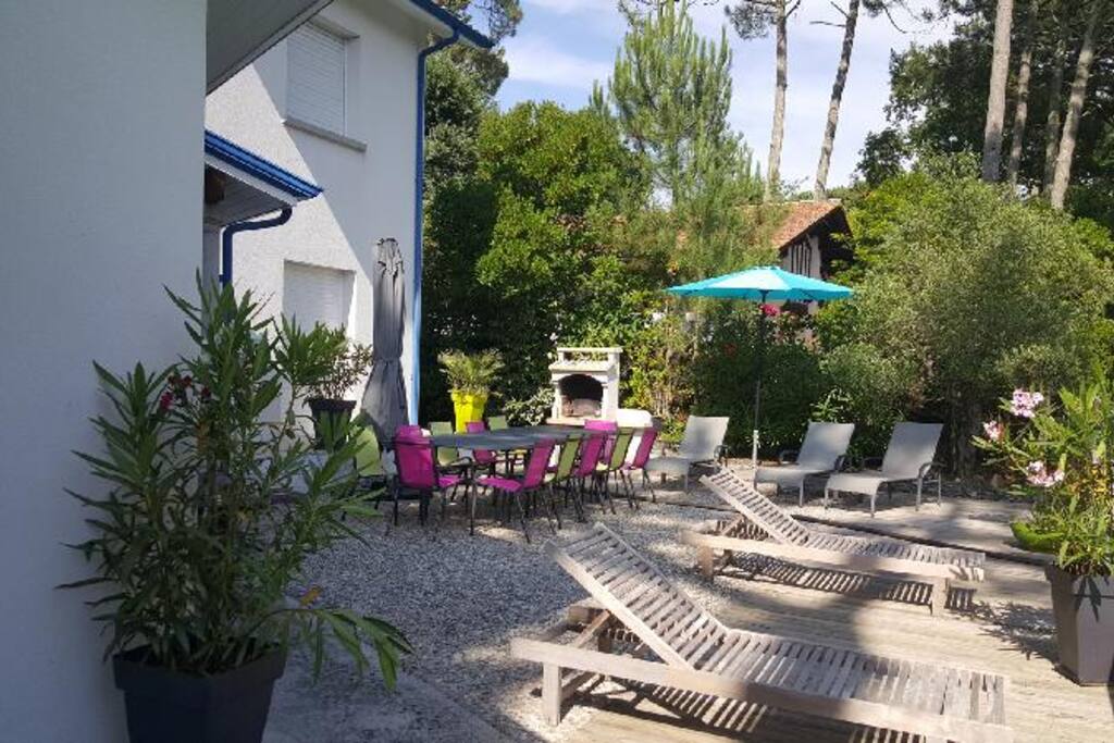 grande terrasse extérieur