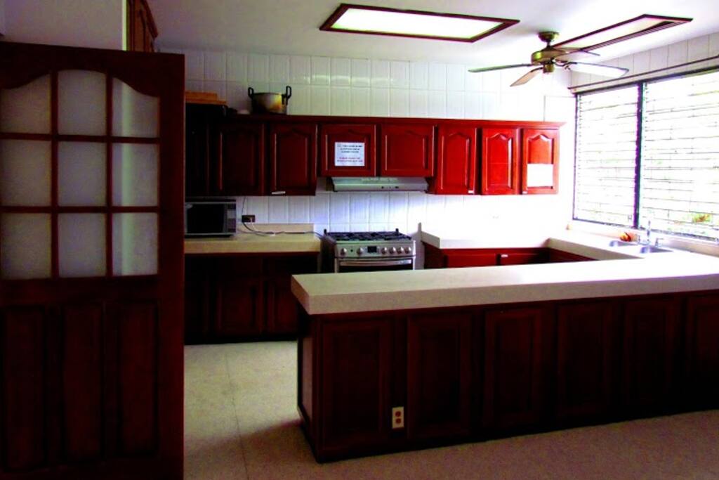 cocina para uso de los clientes
