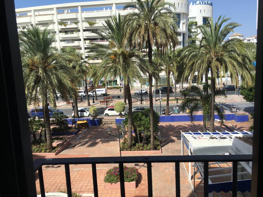 Vistas desde la terraza, ubicado en pleno corazón de Puerto Banús