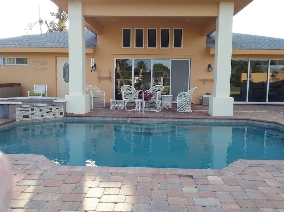 Back with our pool, spa and hot tub