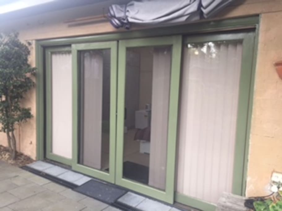 Front view of granny flat