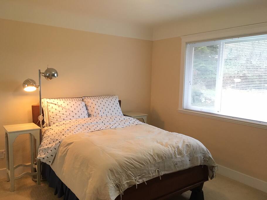 Private Bedroom with Double Bed and Large Window