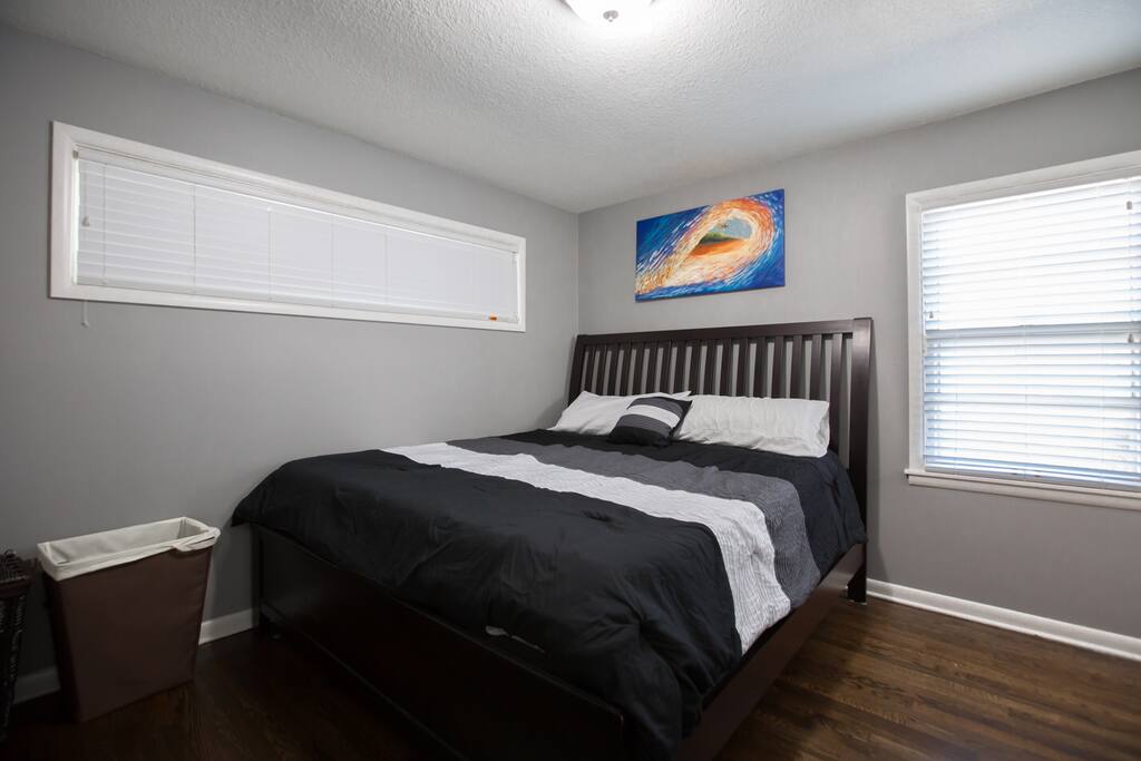 Master Bedroom with King Bed and on suite bathroom