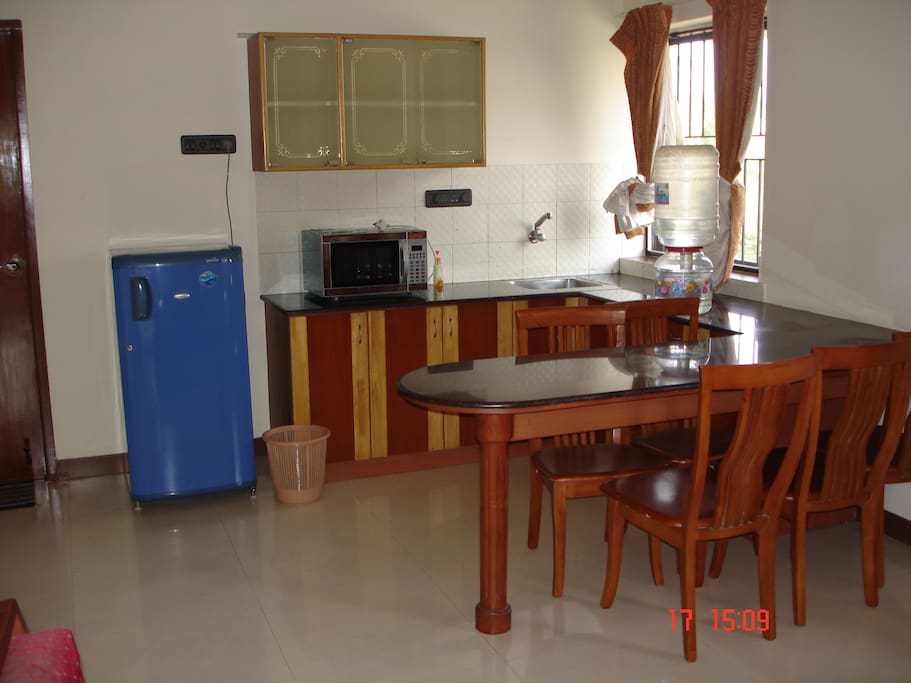 Dining and kitchen