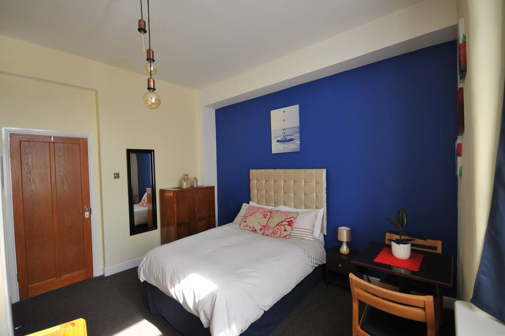 Double Bed, Wardrobe, Long Mirror, Table with Chairs