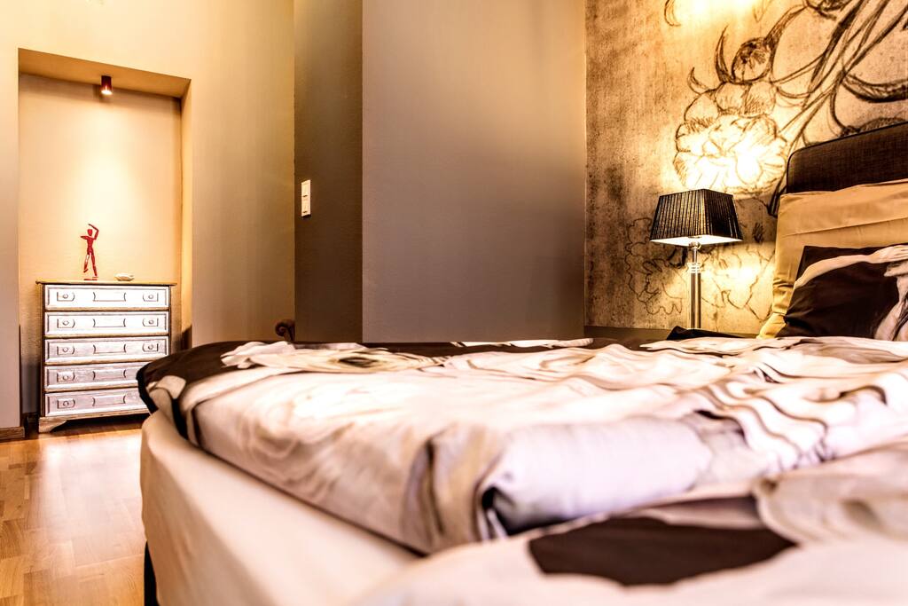 Grey bedroom
