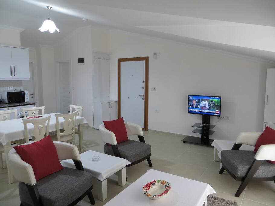 living space and TV