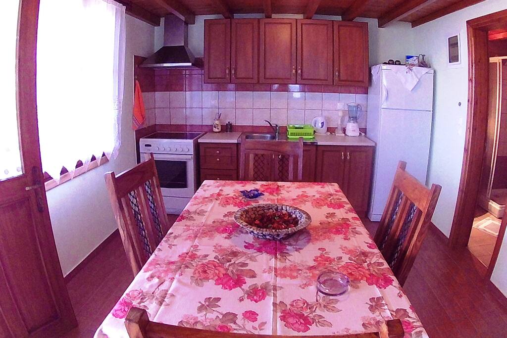 Fully equipped kitchen with all the necessary stuff