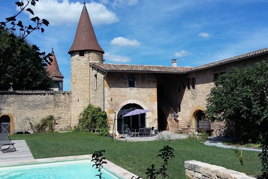 Depuis la piscine