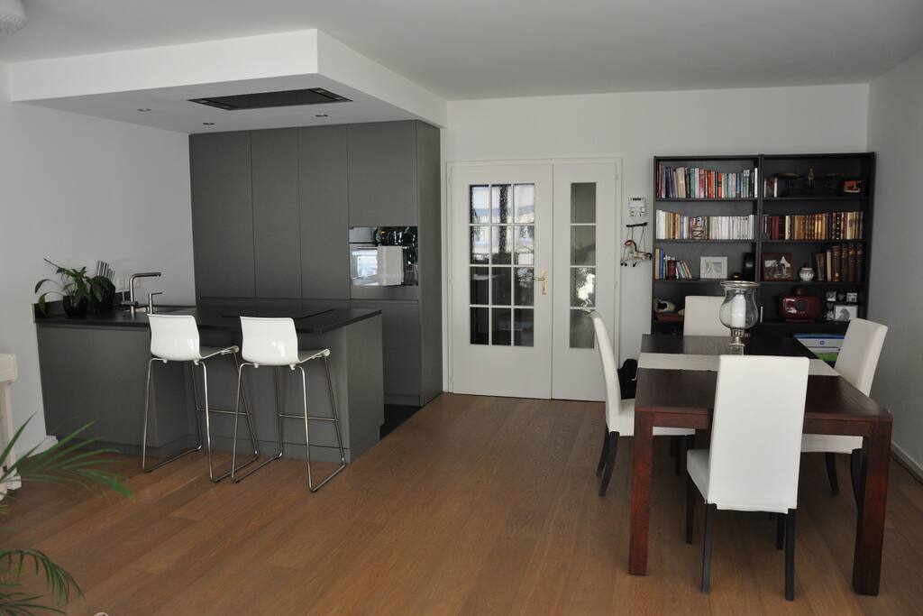 Kitchen and dining area