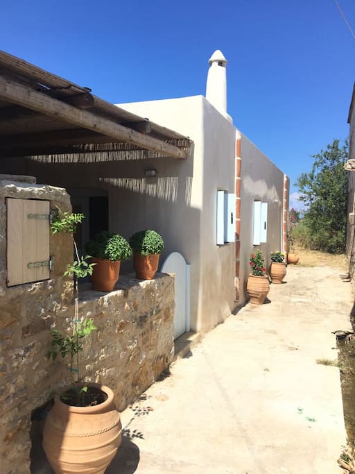 The front of the house