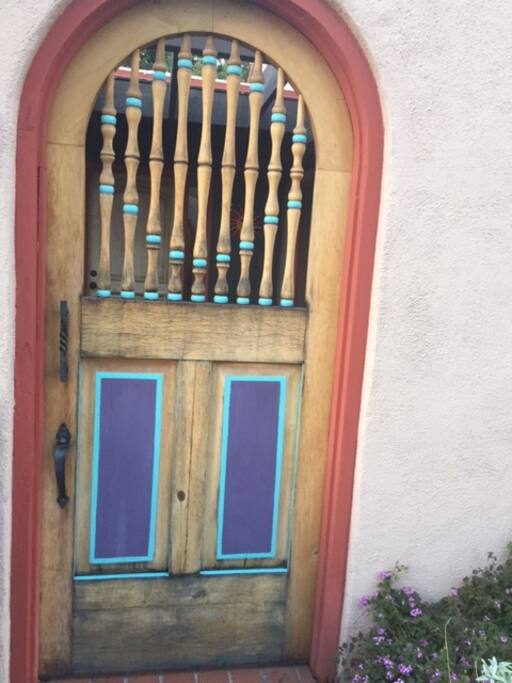 Front door welcoming you.