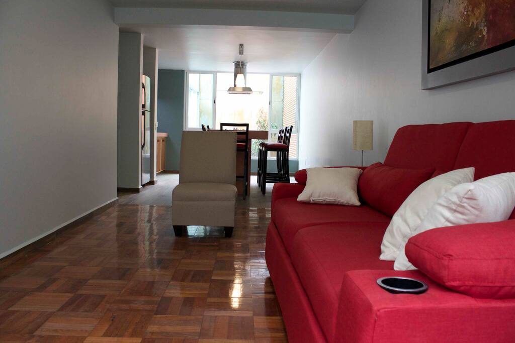 Sala con sofá-cama King