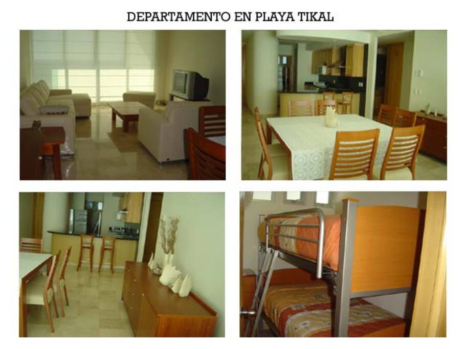 SALA, COMEDOR, COCINA, CUARTO EXTRA